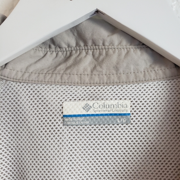 Columbia Men Tamiami II Long-Sleeve Shirt Tan Large - Picture 3 of 5